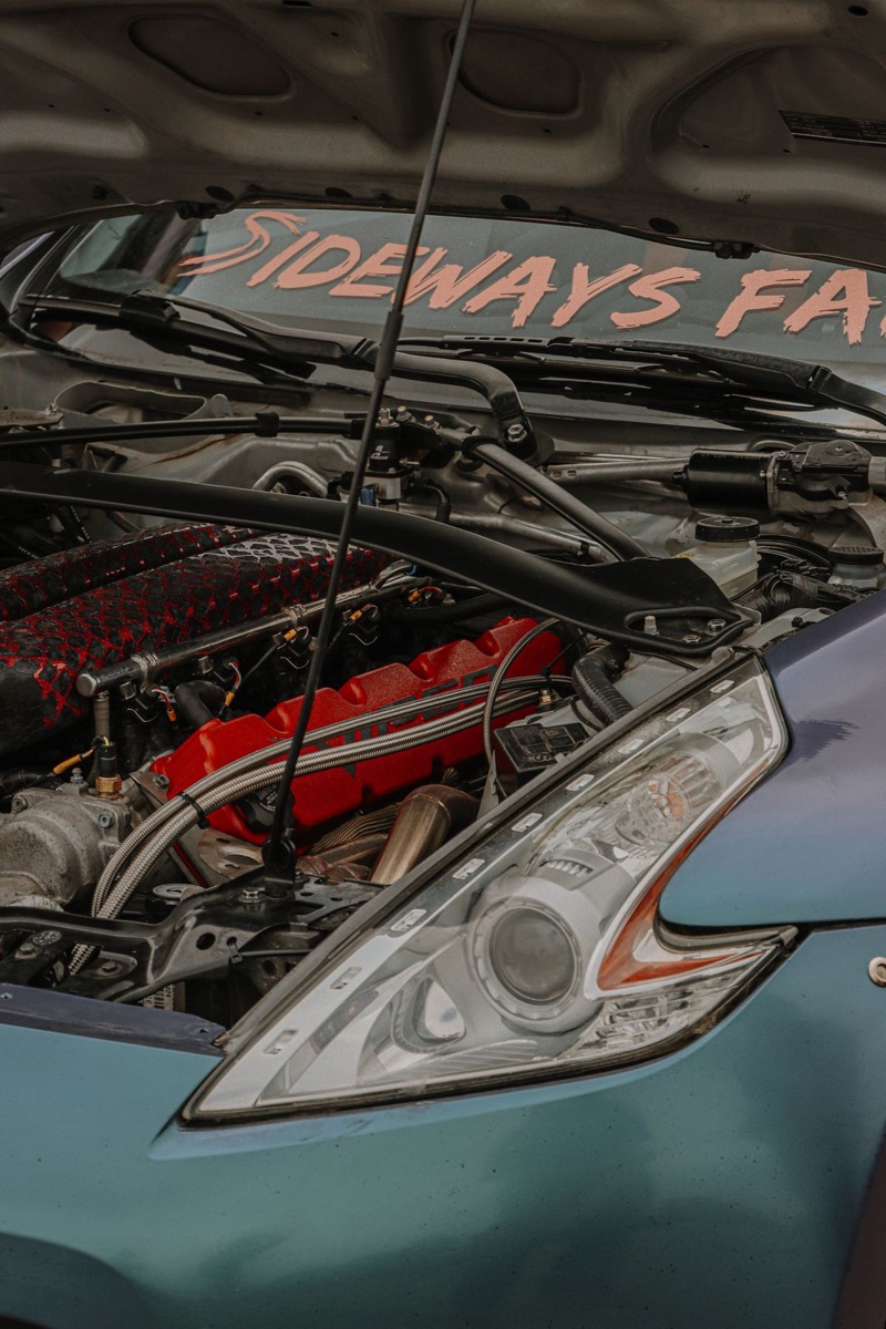 Motor in Nahaufnahme